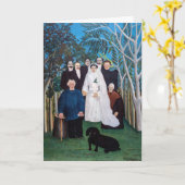 アンリ・ルソー – 結婚披露宴 カード (黄色い花)