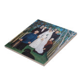 アンリ・ルソー – 結婚披露宴 タイル (側面)