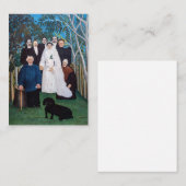 アンリ・ルソー – 結婚披露宴 ノートカード (正面/裏面)
