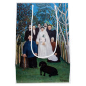 アンリ・ルソー – 結婚披露宴 ミディアムペーパーバッグ (裏面)