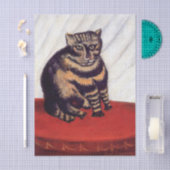 アンリ・ルソー - 縞猫 薄葉紙 (クラフト)