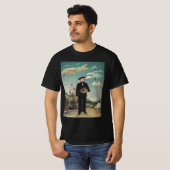 アンリ・ルソー《自分自身の肖像、風景》1890年 Tシャツ (正面フル)