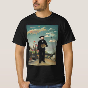 アンリ・ルソー《自分自身の肖像、風景》1890年 Tシャツ
