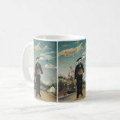 アンリ・ルソー《自画像の風景》1890年 コーヒーマグカップ (正面左)