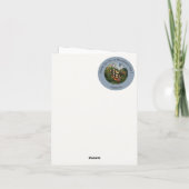 アンリ・ルソー 虎と牛のパーティーグッズコレクション サンキューカード (裏面)