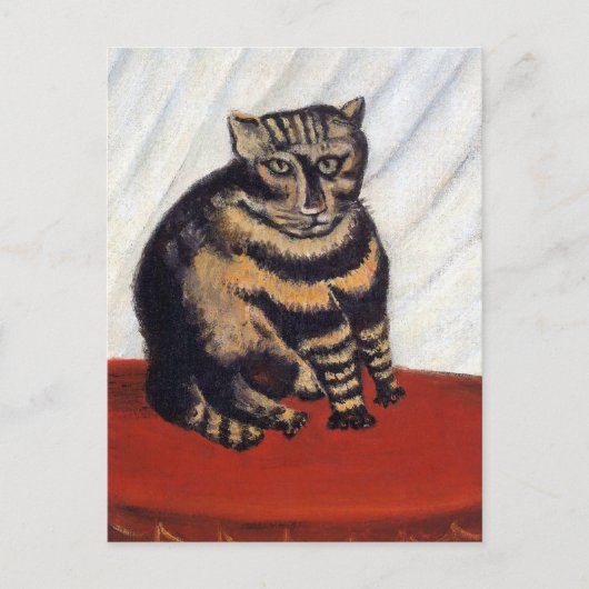 アンリ・ルソー - 虎猫 ( Le Chat Tigre ) ポストカード (正面)