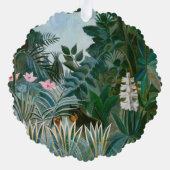 アンリ・ルソー – 赤道ジャングル オーナメントカード (裏面)