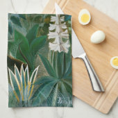 アンリ・ルソー – 赤道ジャングル キッチンタオル (四つ折り)