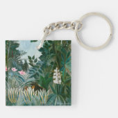 アンリ・ルソー – 赤道ジャングル キーホルダー (裏面)