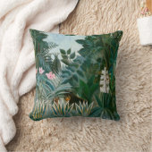 アンリ・ルソー – 赤道ジャングル クッション (ブランケット)