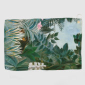 アンリ・ルソー – 赤道ジャングル ゴルフタオル (横)