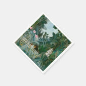 アンリ・ルソー – 赤道ジャングル スタンダードカクテルナプキン (角)