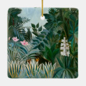 アンリ・ルソー – 赤道ジャングル セラミックオーナメント (裏面)