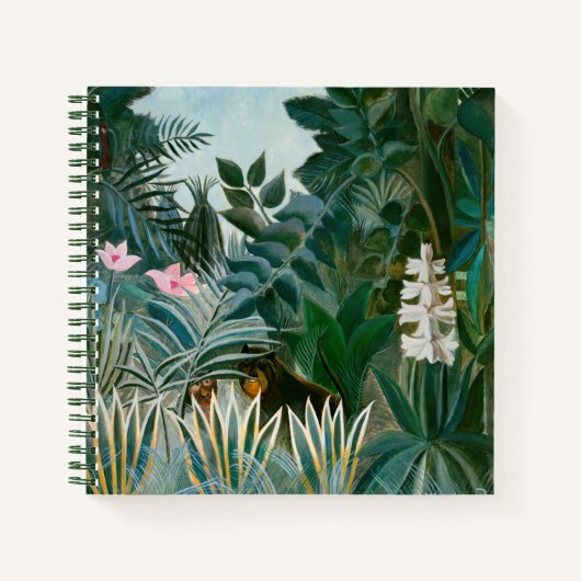 アンリ・ルソー – 赤道ジャングル ノートブック (正面)
