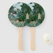 アンリ・ルソー – 赤道ジャングル ハンドファン (正面&裏面)