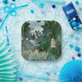 アンリ・ルソー – 赤道ジャングル ペーパープレート (パーティー)