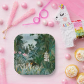 アンリ・ルソー – 赤道ジャングル ペーパープレート (パーティー)