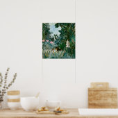 アンリ・ルソー – 赤道ジャングル ポスター (キッチン)