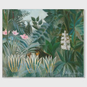 アンリ・ルソー – 赤道ジャングル ラッピングペーパー (フラット)