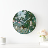 アンリ・ルソー – 赤道ジャングル ラージ壁時計 (ホーム)