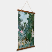アンリ・ルソー – 赤道ジャングル 吊り下げ型タペストリー (傾斜あり)