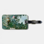 アンリ・ルソー – 赤道ジャングル – QRコード ラゲッジタグ (裏面横)