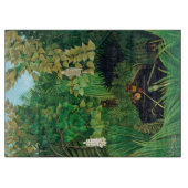 アンリ・ルソー - 陽気な道化師たち カッティングボード (正面)