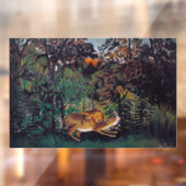 アンリ・ルソー - 飢えたライオン ウィンドウサイン (シート2)