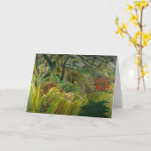 アンリ・ルソー – 驚いた！ カード (黄色い花)