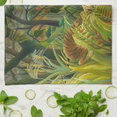 アンリ・ルソー – 驚いた! キッチンタオル (折り畳み)