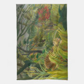 アンリ・ルソー – 驚いた! キッチンタオル (縦)