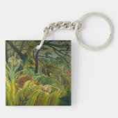 アンリ・ルソー – 驚いた！ キーホルダー (裏面)