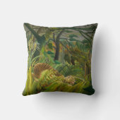 アンリ・ルソー – 驚いた！ クッション (裏面)