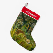 アンリ・ルソー – 驚いた！ スモールクリスマスストッキング (正面 (吊り時))
