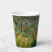 アンリ・ルソー – 驚いた！ 紙コップ (裏面)