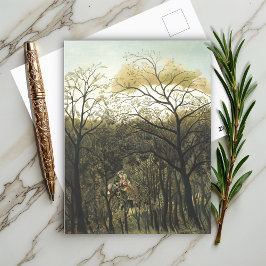 アンリ・ルーソーの森でランデブー ポストカード