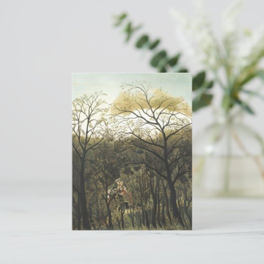 アンリ・ルーソーの森でランデブー ポストカード (スタンド正面)