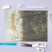 アンリ・ルーソーの森でランデブー 薄葉紙 (クラフト)