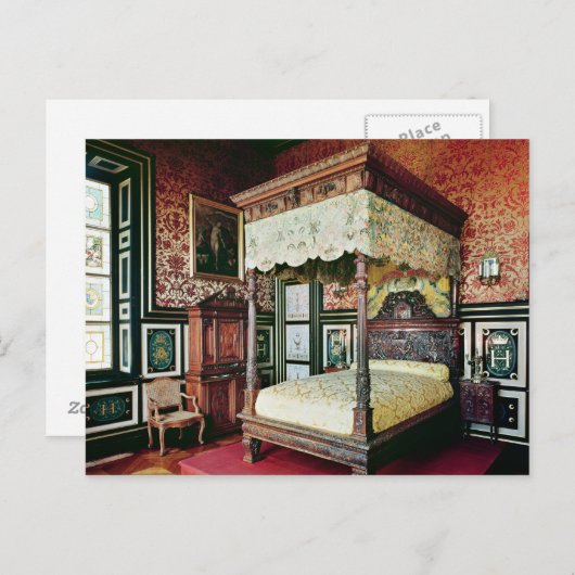 アンリIIとダイアン・ド・ポワティエのベッドルーム ポストカード (正面/裏面)
