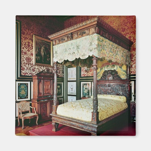 アンリIIとダイアン・ド・ポワティエのベッドルーム マグネット (正面)