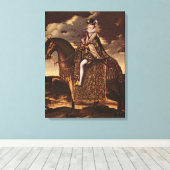 アンリIVの馬術ポートレート キャンバスプリント (インサイチュ (ウッドフロア))