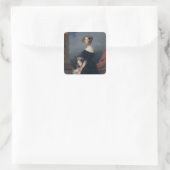 アンルイースアリックスdeモンモランシーのポートレート スクエアシール (バッグ)