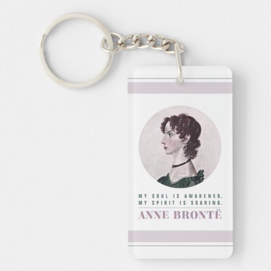 アンンブロンテポートレートと引用文マイソウル覚醒 キーホルダー (正面)