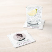 アンンブロンテポートレートと引用文マイソウル覚醒 スクエアペーパーコースター (インサイチュ)