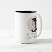 アンンブロンテポートレートと引用文マイソウル覚醒 ツートーンマグカップ (正面右)