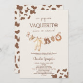 アンヴァケリトヴィエネアンカミノベイビーシャワー 招待状 (正面/裏面)