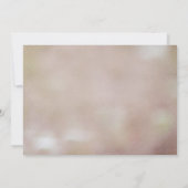 アンヴィンテージの女王のレースのブライダルシャワー 招待状 (裏面)