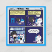 アン及びピタゴラスの名刺 スクエア名刺 (裏面)