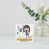 アン及びピタゴラスの名刺 スクエア名刺 (スタンド正面)