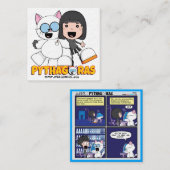 アン及びピタゴラスの名刺 スクエア名刺 (正面/裏面)